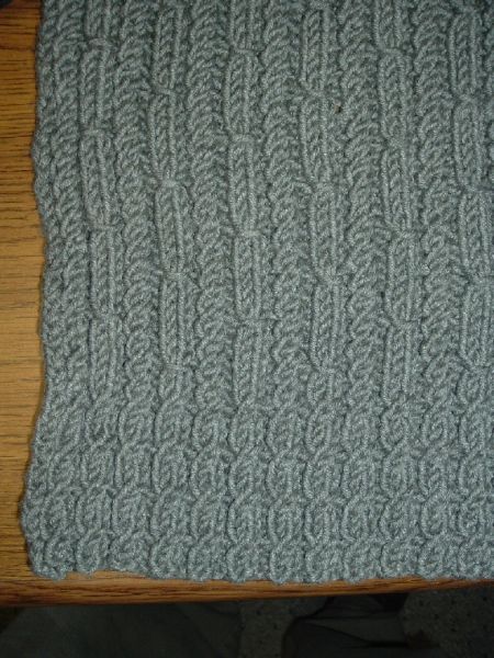 Lion Brand Yarn - Beautiful knit waves in yummy Tutti Frutti Ice